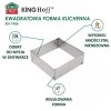 FORMA REGULOWANA RANT DO CIAST TORTÓW KINGHOFF KH-1906 KWADRATOWA